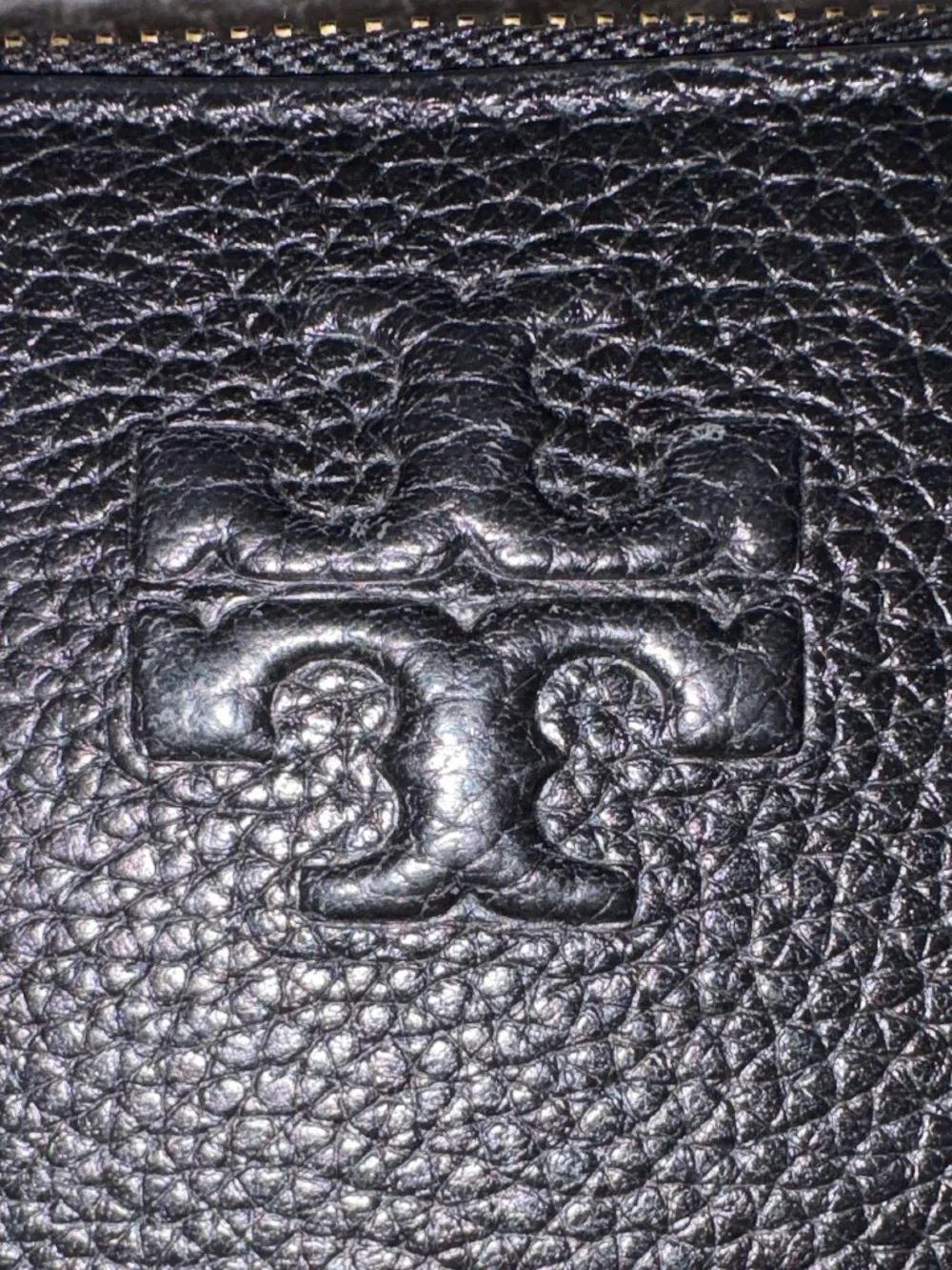 Tory Burch Thea Multi-Gusset Continental Zip Wallet Black